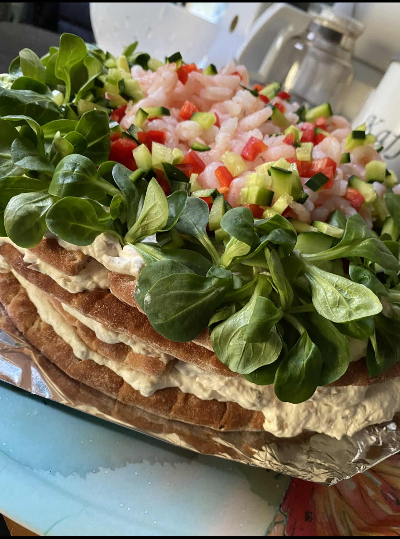 Smörgåstårta av Jubileumskaka Polarbröd